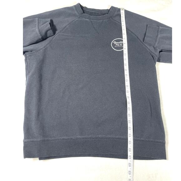 Brixton Mfg Co Black Crewneck Sweatshirt Men’s XL - Picture 4 of 7